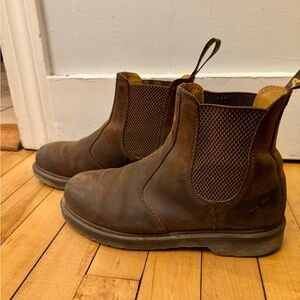 Dr. Martens Dark Brown Leather Chelsea Boots